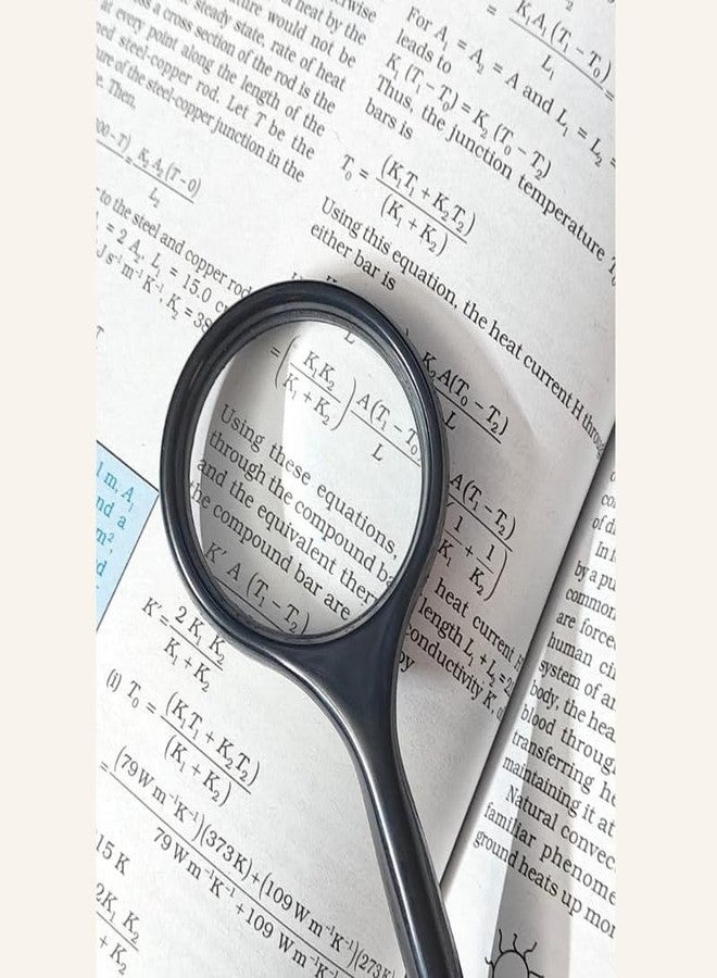 ESPTRONICS 3 Inch Magnifying Glass for Seniors ? Anti-Glare Convex Lens with Easy-Grip Handle ? Ideal for Reading and Science Experiments. - Image 4